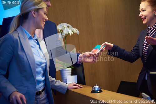 Image of Couple on a business trip