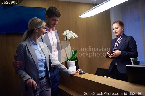 Image of Couple on a business trip