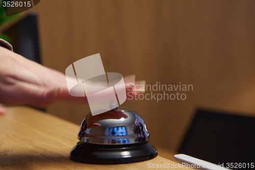 Image of hotel reception bell