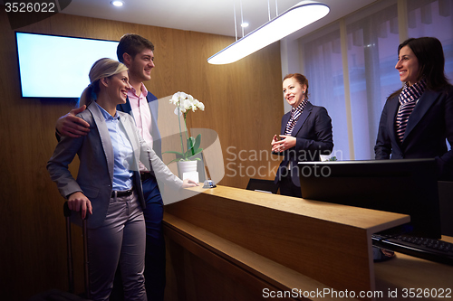 Image of Couple on a business trip