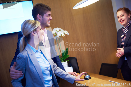 Image of Couple on a business trip