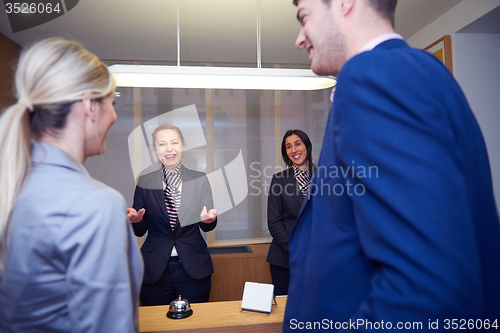 Image of Couple on a business trip