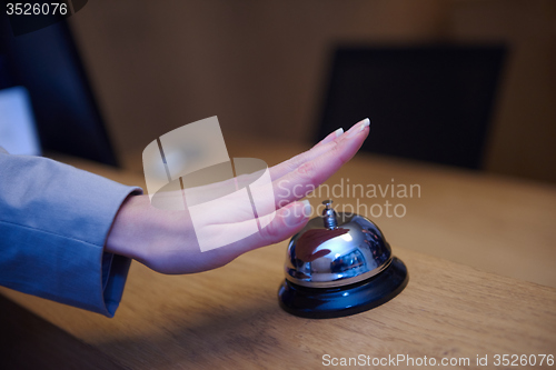 Image of hotel reception bell