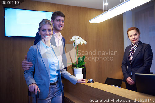 Image of Couple on a business trip