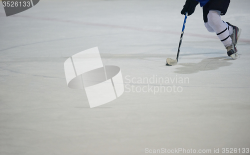 Image of ice hockey player in action