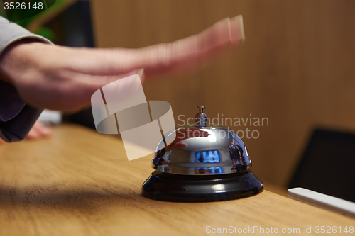 Image of hotel reception bell