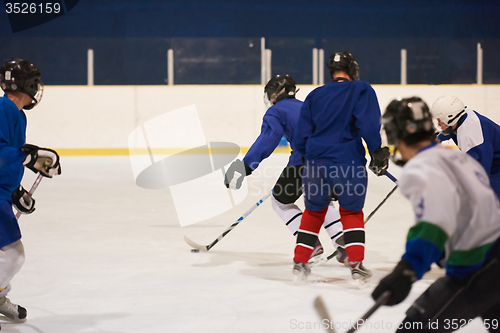 Image of ice hockey sport players