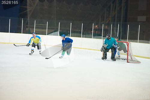 Image of ice hockey sport players