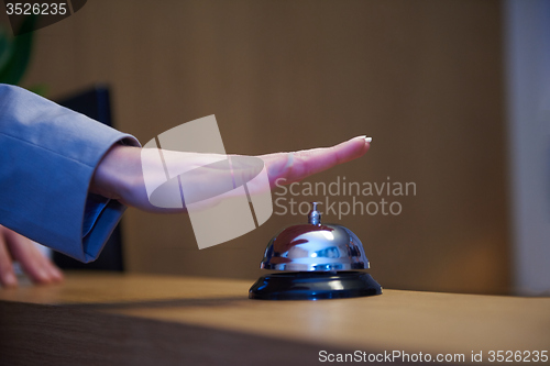 Image of hotel reception bell