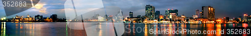 Image of saigon night (panorama)