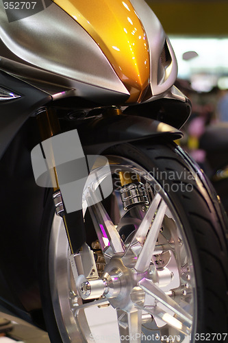 Image of Detail of motorbike