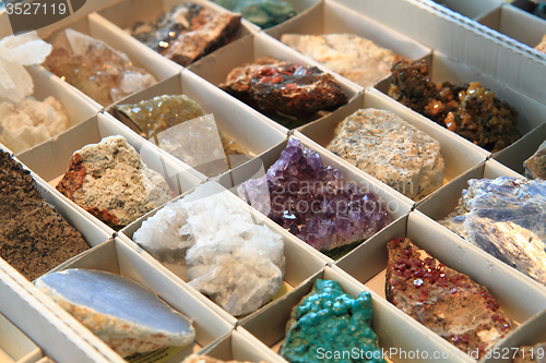 Image of color minerals background