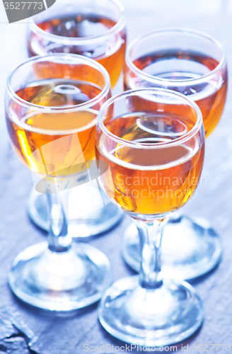 Image of alcohol drink in glasses