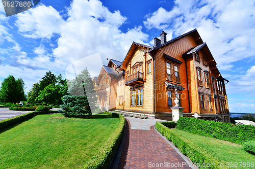 Image of Mezhigirya residence of ex-president of Ukraine Yanukovich.