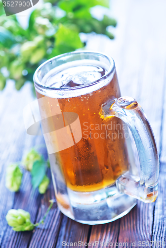 Image of fresh beer