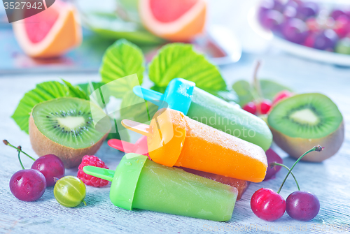 Image of fruit ice cream