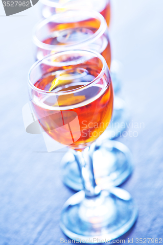 Image of alcohol drink in glasses