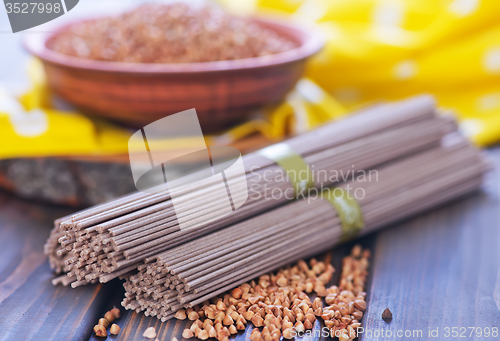 Image of buckwheat noodles 