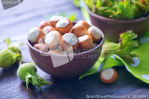 Image of hazelnuts