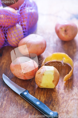 Image of raw potato