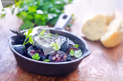 Image of homemade blood sausage