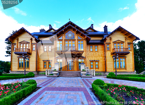 Image of  Mezhigirya residence of ex-president of Ukraine Yanukovich.