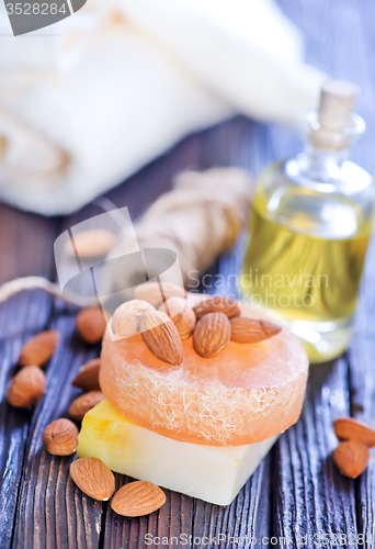 Image of almond soap