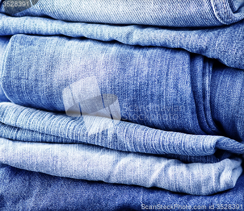 Image of stack of jeans