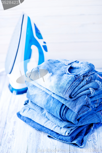 Image of stack of jeans