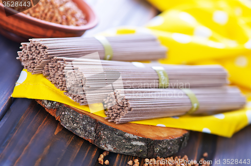 Image of buckwheat noodles 