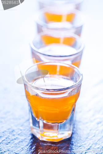 Image of alcohol drink in glasses