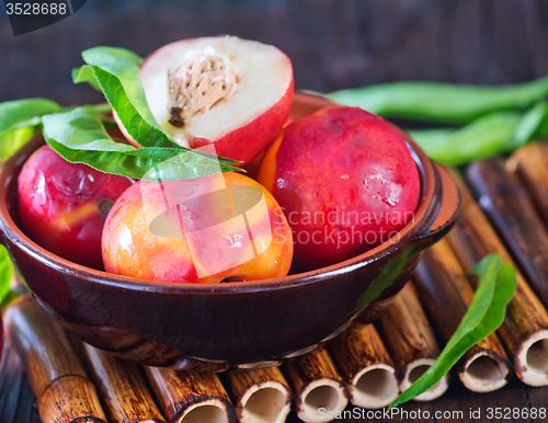 Image of fresh nectarine