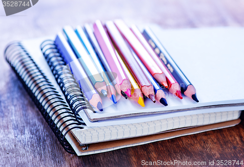 Image of pencils and note 