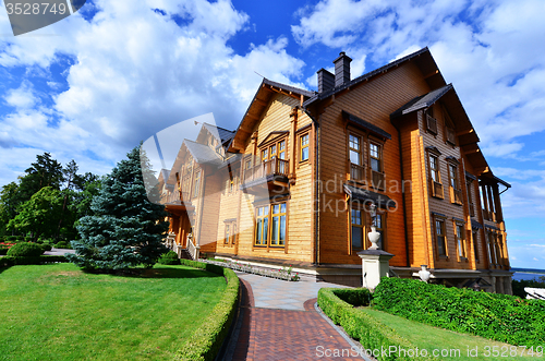 Image of  Mezhigirya residence of ex-president of Ukraine Yanukovich.