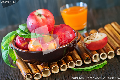 Image of fresh nectarine