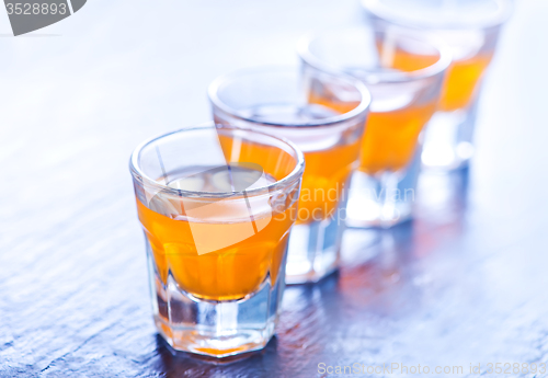Image of alcohol drink in glasses