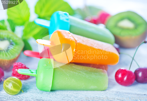 Image of fruit ice cream