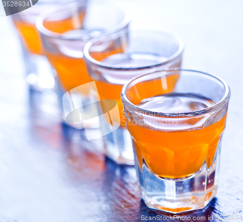 Image of alcohol drink in glasses