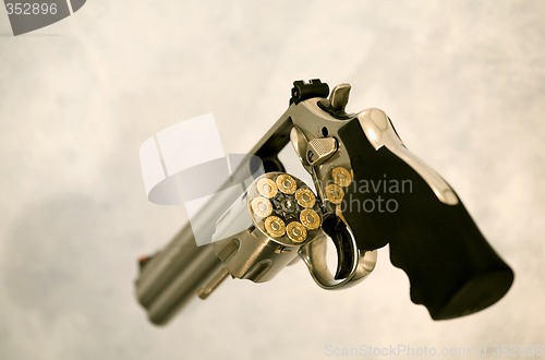Image of full loaded magnum revolver