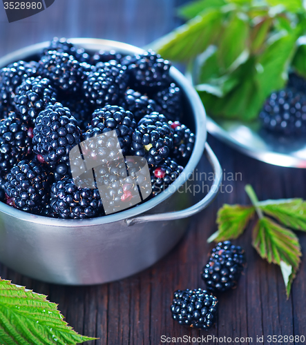 Image of fresh blackberry