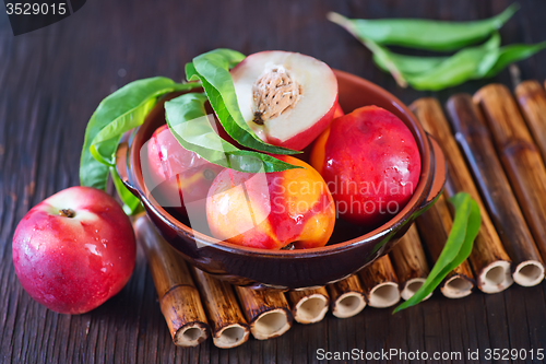 Image of fresh nectarine