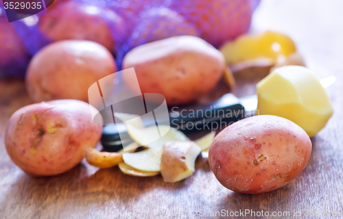 Image of raw potato