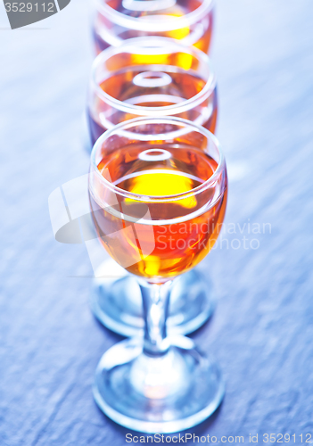 Image of alcohol drink in glasses