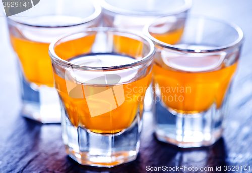 Image of alcohol drink in glasses