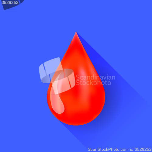 Image of Single  Blood Drop