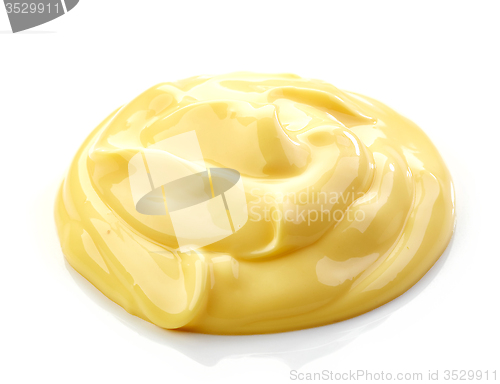 Image of mayonnaise on a white background