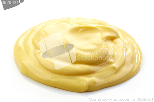 Image of mayonnaise on a white background