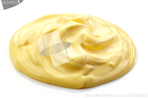 Image of mayonnaise on a white background