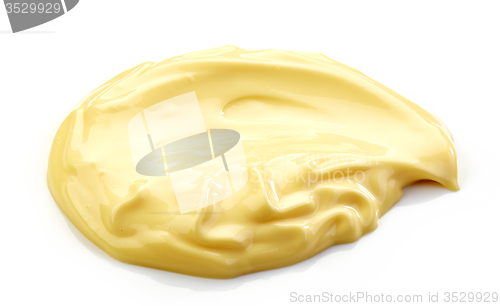 Image of mayonnaise on a white background