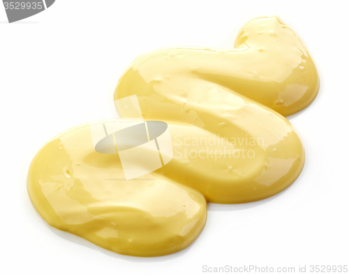 Image of mayonnaise on a white background